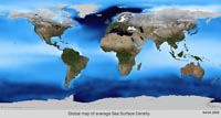 Sea Surface Density Average 2009
