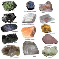 Minerales formadores de rocas