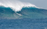 Wave cresting during a high swell in the Atlantic, Puerto Rico