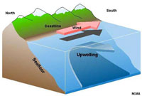 Coastal upwelling