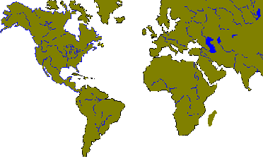 Present location of continents