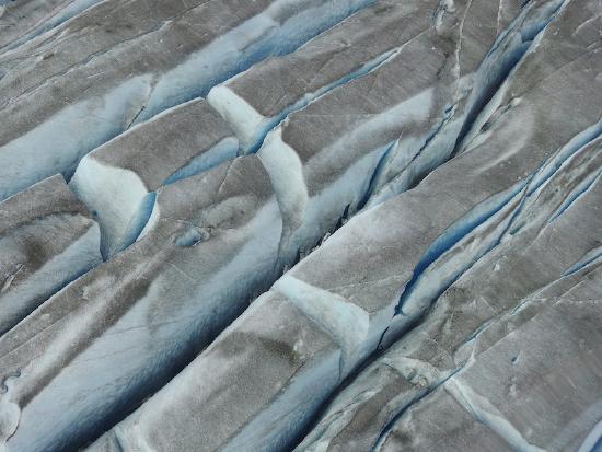Crevasses on Taku Glacier, Alaska