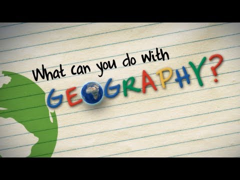 Thumbnail for the embedded element "What can you do with geography?"