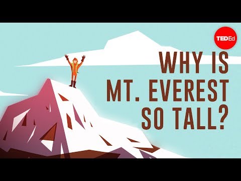 Thumbnail for the embedded element "Why is Mount Everest so tall? - Michele Koppes"