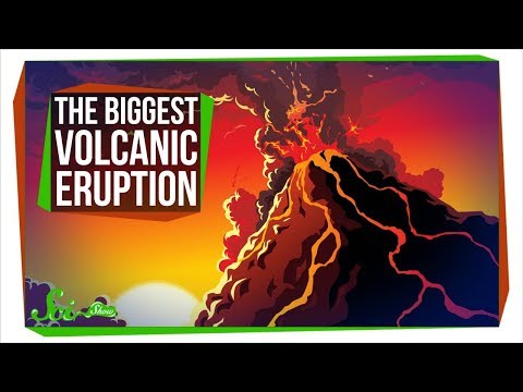 Thumbnail for the embedded element "The Biggest Volcanic Eruption in Human History"