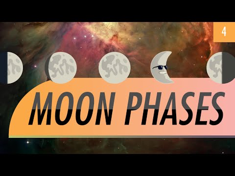 Thumbnail for the embedded element "Moon Phases: Crash Course Astronomy #4"