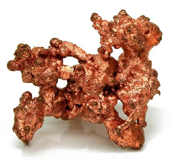Source: This file is licensed under the Creative Commons Attribution-Share Alike 2.5 Generic license. Metallic native copper