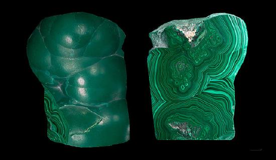 Green mineral with a rounded, bulbous appearance.