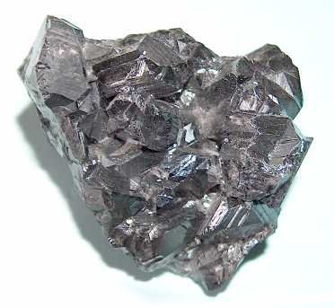 Dark gray, slightly shiny mineral