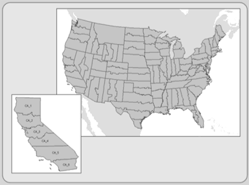 Figure 3.6:  State Plane Coordinate System.