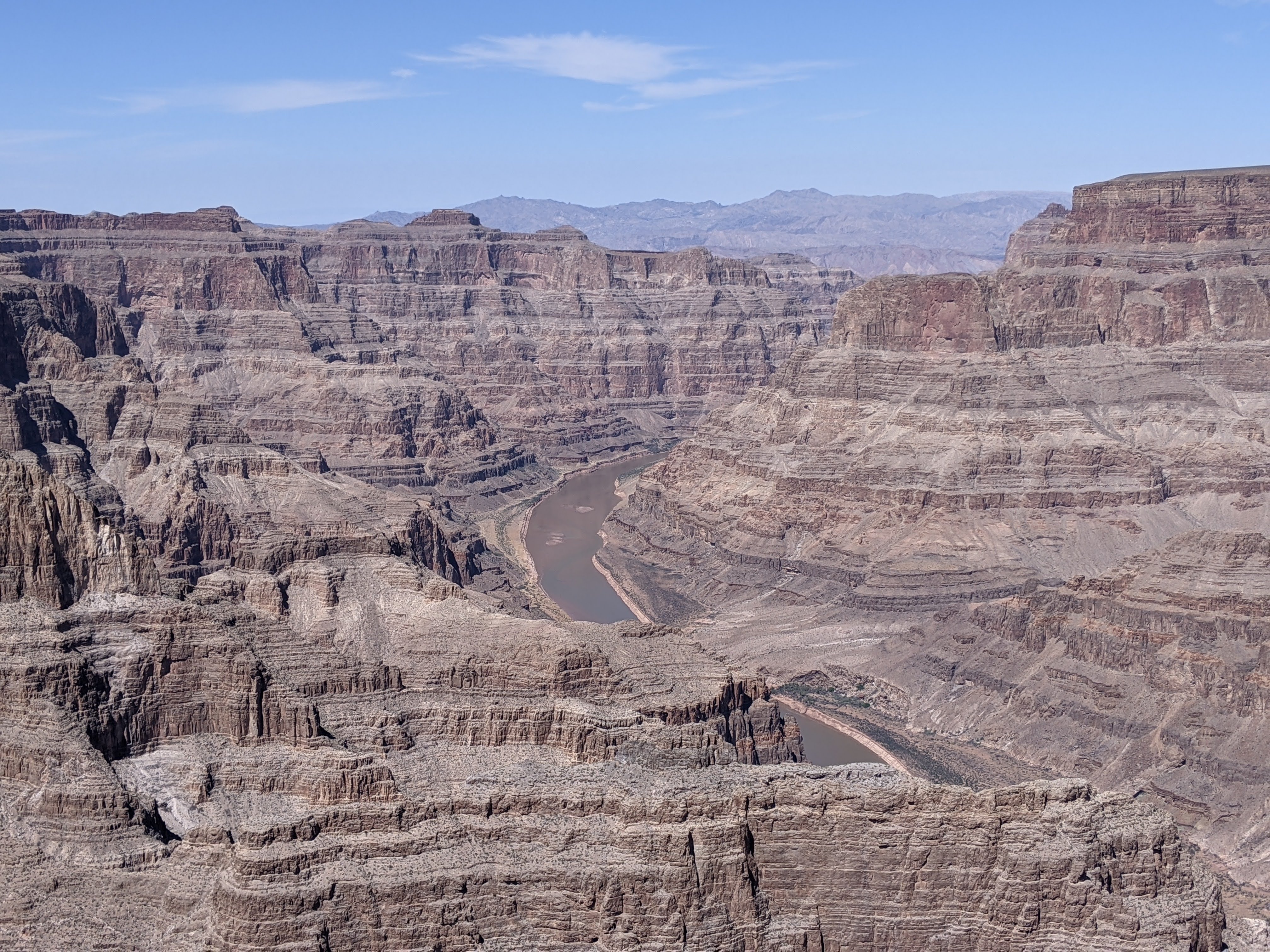 Grand Canyon with a view of the Colorado River.
