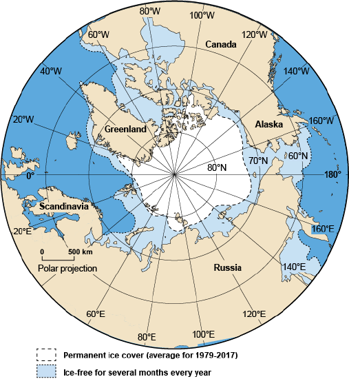 Permanent and ice free cover for Arctic Ocean