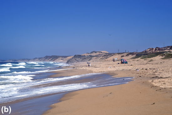 Sandy beach