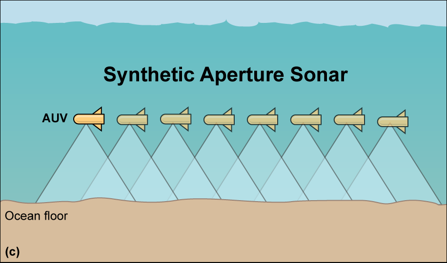 Atow fish emitting overlapping beams