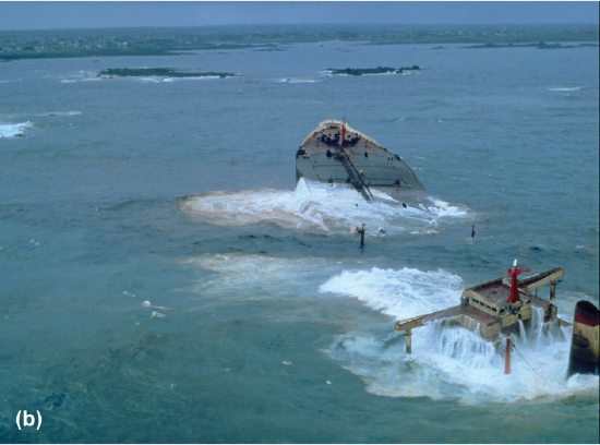 Sinking boat