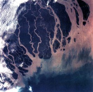 Tidal delta of the Ganges River.