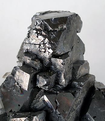 Cubic crystals of galena, a sulfide of lead