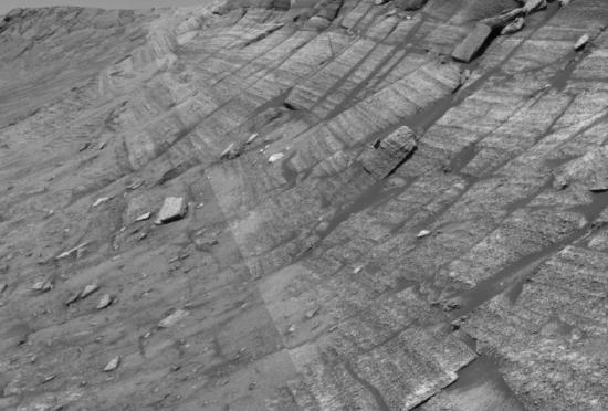 Burns cliff, Mars (photo credit: Opportunity rover, JPL/NASA